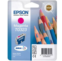 Epson T0323 Magenta DURABrite Ink Cartridge (Pencils) (C13T03234010)